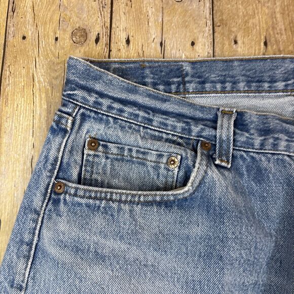 Vintage Levis 501 Button Fly Jeans 70s Made In USA SF207 Light Wash 34X30 - Picture 9 of 16